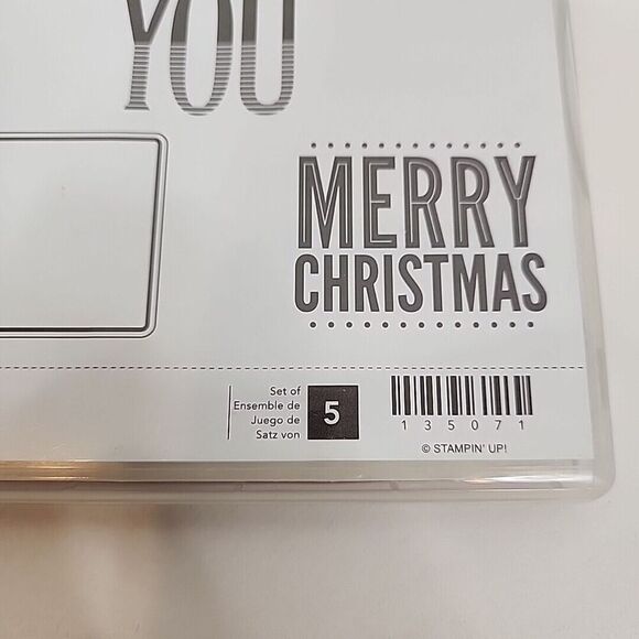 Stampin' Up! Stamp‎ Set MERRY EVERYTHING Set of 5 135071 Christmas Halloween - Picture 2 of 4